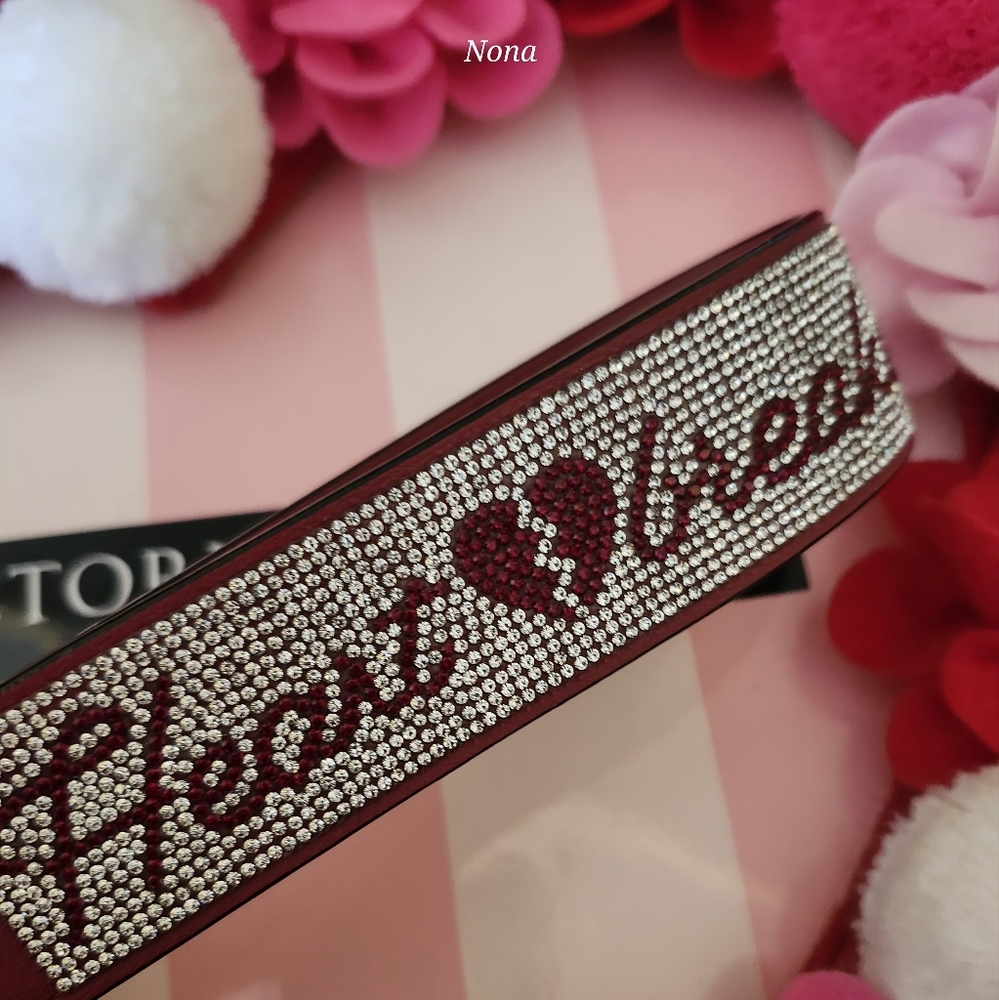 Victoria's Secret Red Rhinestone Keychain - Picture 3 of 6